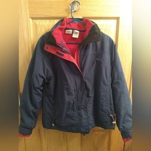 L.L Bean 3 in 1 jacket women's jacket with hood